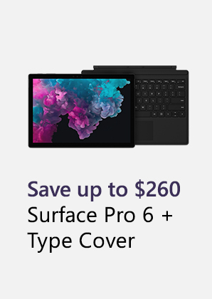 Surface Pro 6 plus type cover